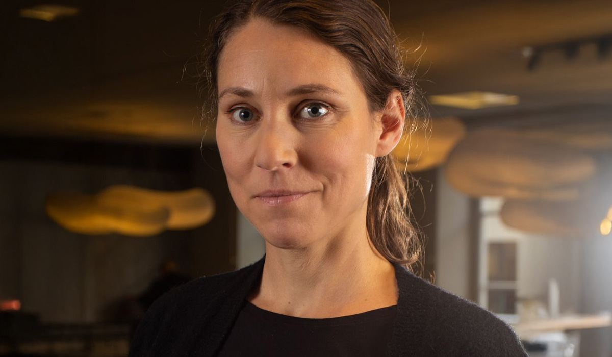 Emma Henriksson, hållbarhetschef på Skandia fastigheter och ordförande i Fastighetsägarnas hållbarhetsråd.